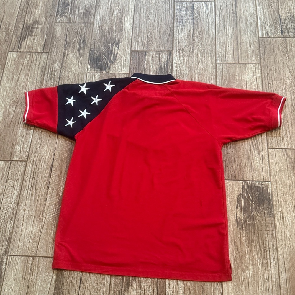 4th July Rock Port Red/Navy 4th July Polo Shirt in Excellent Condition. Xl - Picture 2 of 9